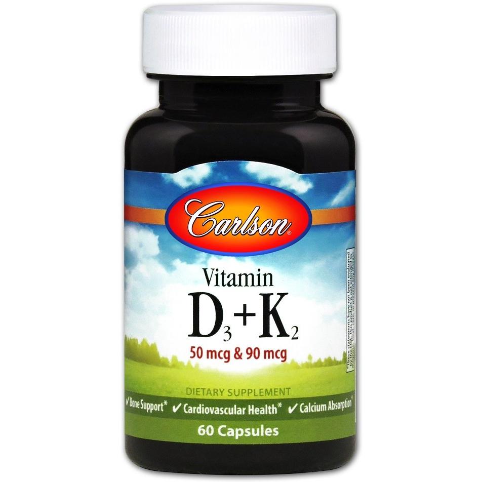 Vitamin D3 + K2 - 60 caps