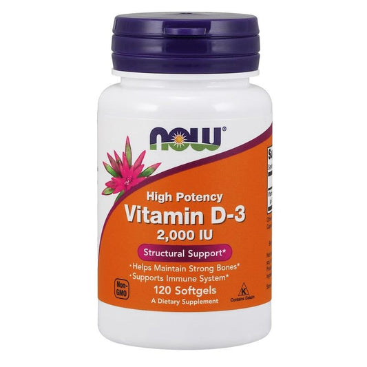 Vitamin D-3, 2000 IU - 120 softgels
