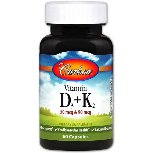 Vitamin D3 + K2 - 60 caps