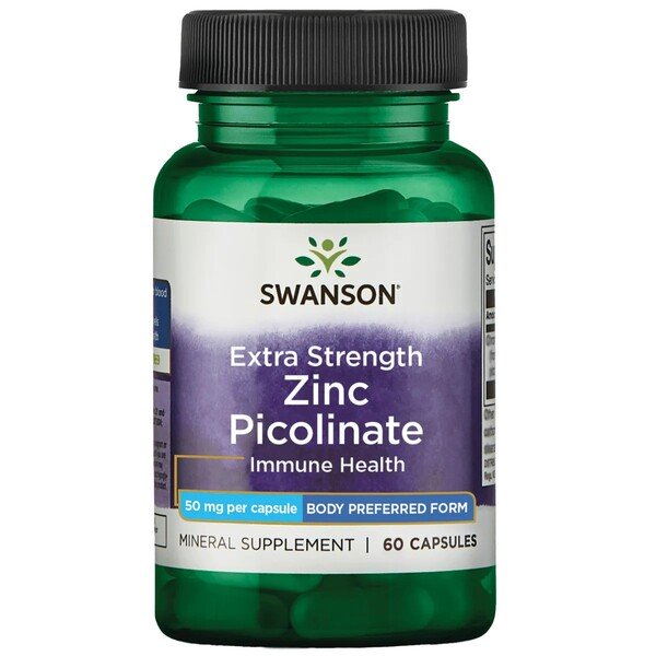 Zinc Picolinate Body Preferred Form, 50mg Extra Strength - 60 caps